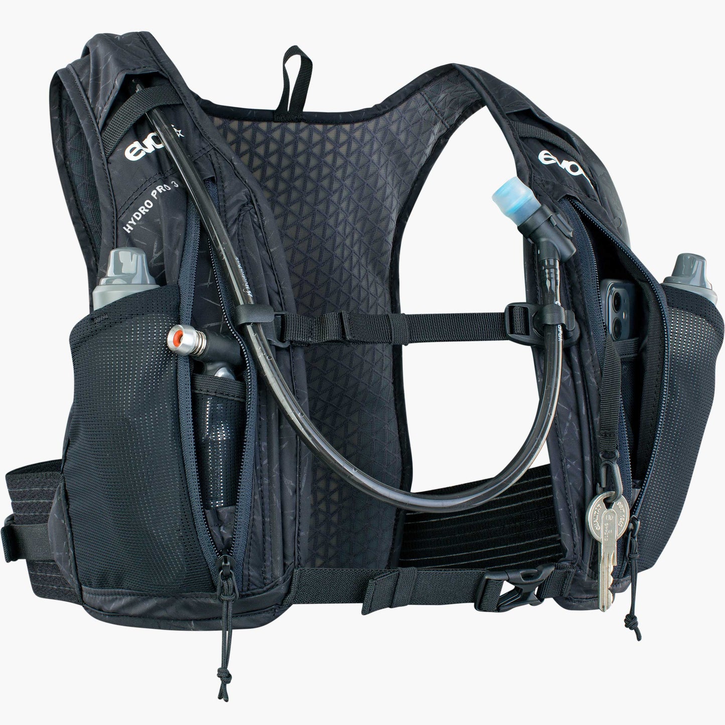 EVOC Hydro Pro 3 + 1.5L Bladder Hydration Bag - Volume: 3L, Bladder: 1.5L, Black