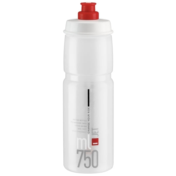 Elite Jet bottle, 74mm, 750mL, Clear/Red