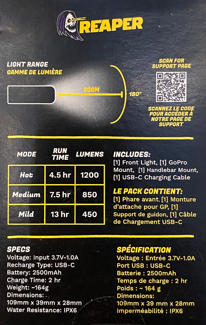 Reaper Lights - Ghost Reaper 1200 Front Light
