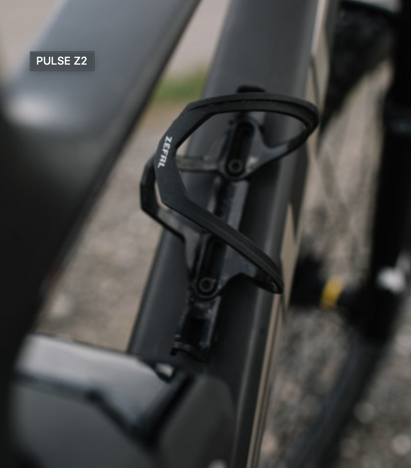 Zefal Pulse Z2 Side Bottle Cage - Left or Right, Technopolymer, Black, 40g