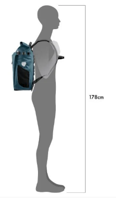 ORTLIEB PANNIER URBAN VARIO PS QL2.1 PETROL 26L