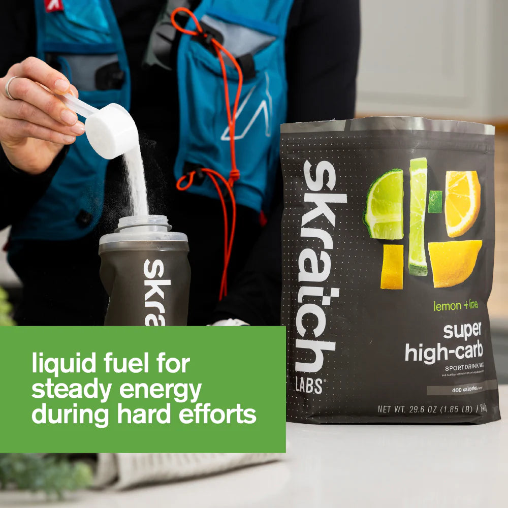 SKRATCH LABS - SUPER HIGH-CARB SPORT DRINK MIX: LEMON + LIME / 840 gram