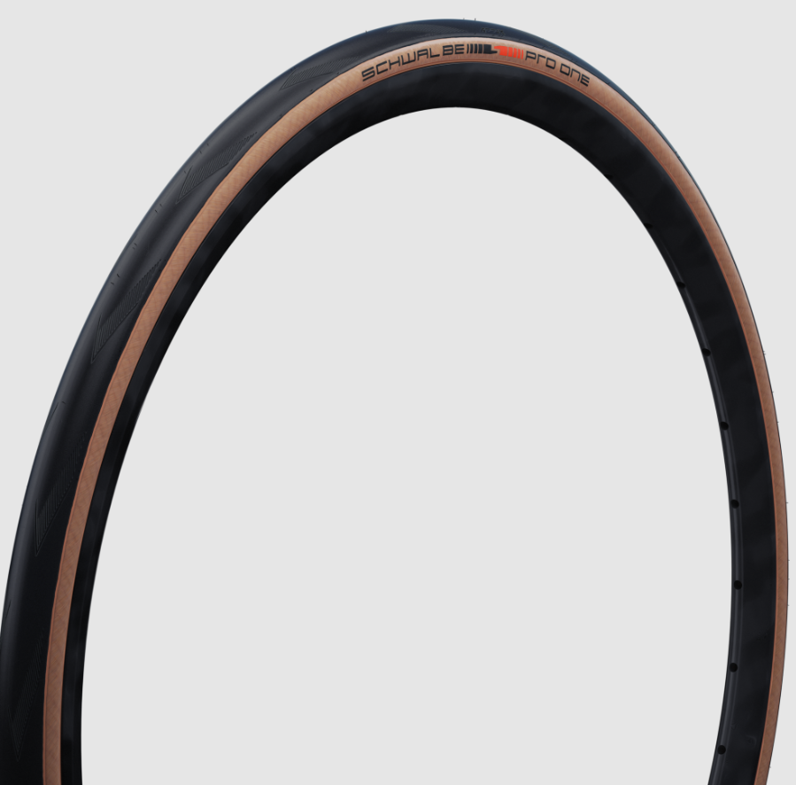 Schwalbe Pro One Tire, 700 x 30c (30-622), Transparent Skin, Tubeless Easy, Super Race, V-Guard, Addix Race, Folding