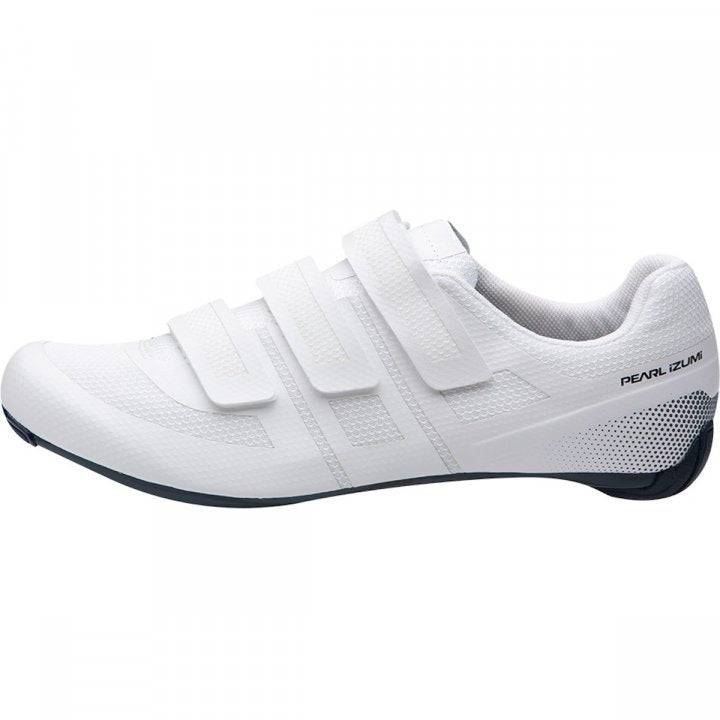 Pearl Izumi Quest Road Shoes -- White/Navy 41 – OnTheRivet Cyclewear