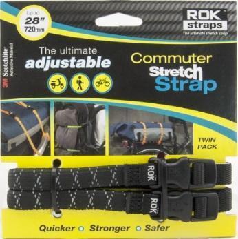 Rokstrap Commuter Strap 28" Reflective Black