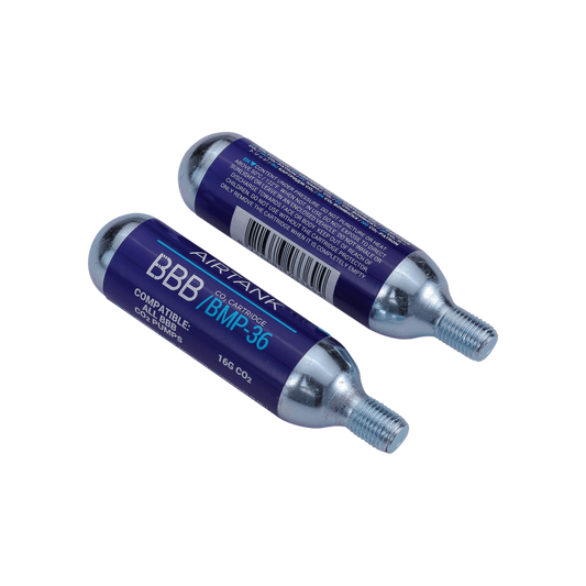 BBB Airtank 16g CO2 Thrreaded BMP-35 2 Cartridges per pack