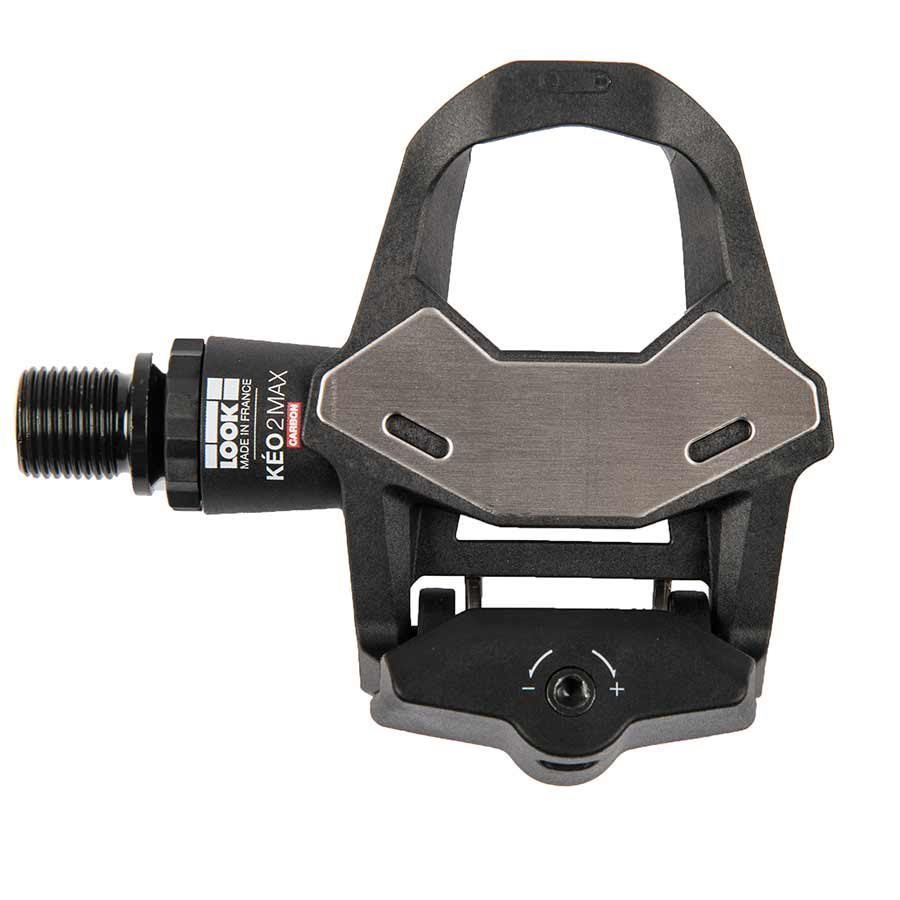 Look Keo 2 Max Carbon Pedals - Carbon Body, Cr-Mo Axle, Black