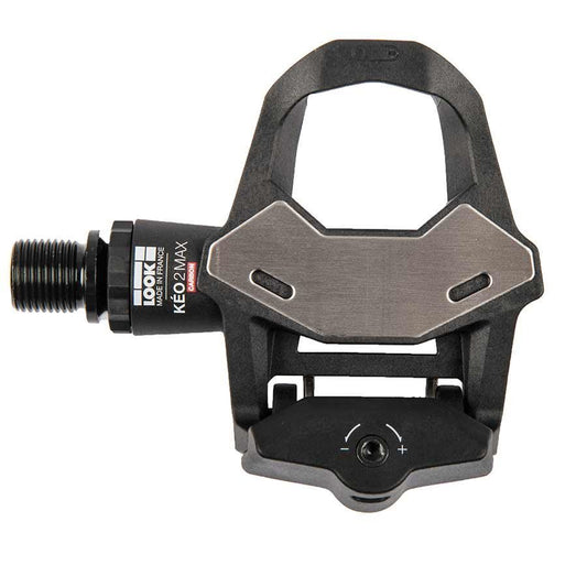 Look Keo 2 Max Carbon Pedals - Carbon Body, Cr-Mo Axle, Black