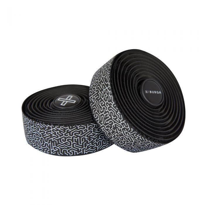 Burgh Cycling Matter Handlebar Tape, White Print