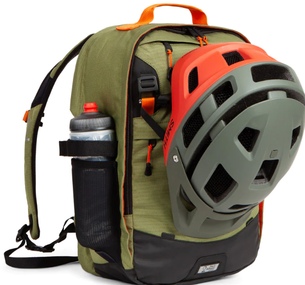 Two Wheel Gear - Pannier Backpack, Convertible LITE  22L - Olive Recycled Ripstop