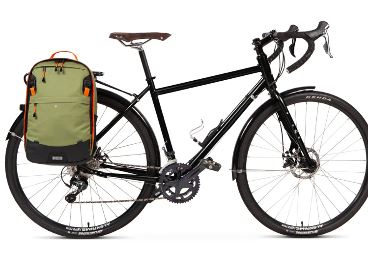 Two Wheel Gear - Pannier Backpack, Convertible LITE 22L - Olive Recycled Ripstop