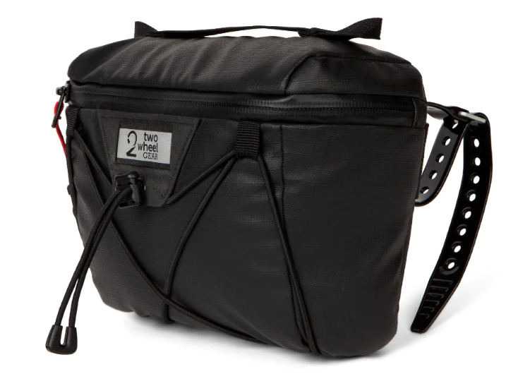 Two Wheel Gear Clutch Bar Bag 1L - Black Recycled Ripstop