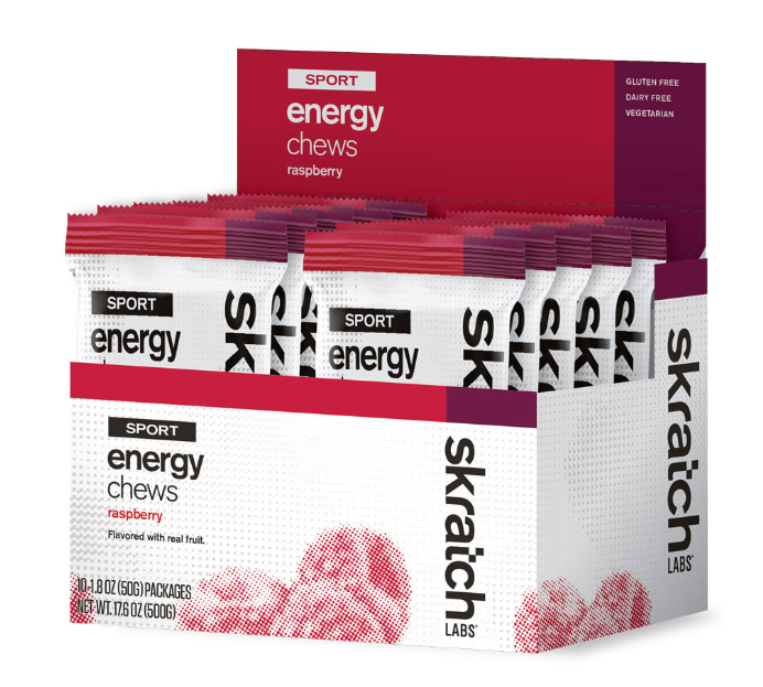 Skratch Labs :: Sport Energy Chews - Raspberry, Sold as Single