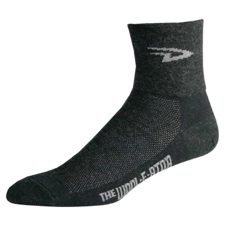 DeFeet, Wooleator, 3'', Socks, Charcoal, Med, Pair