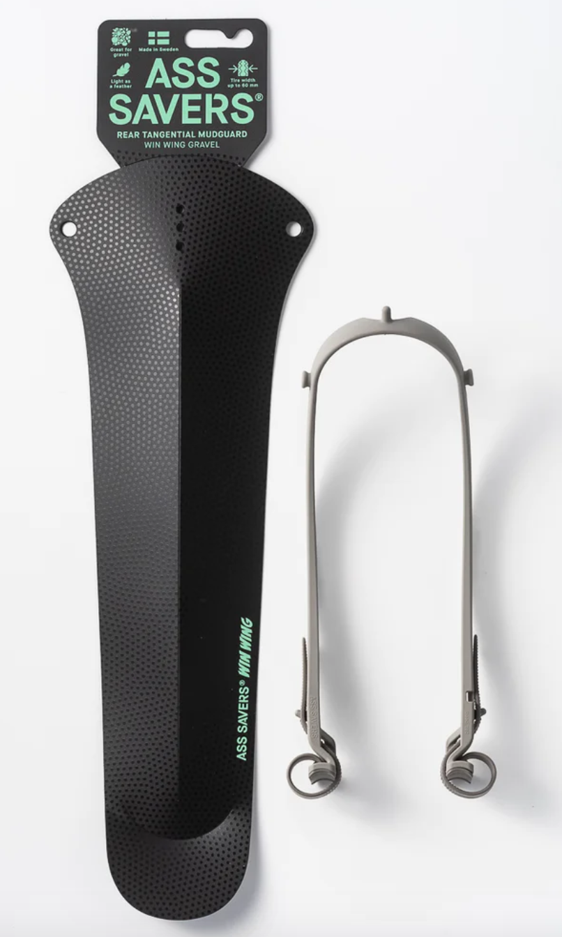 Ass Savers Win Wing Road Rear Fender - Standard Black Dots