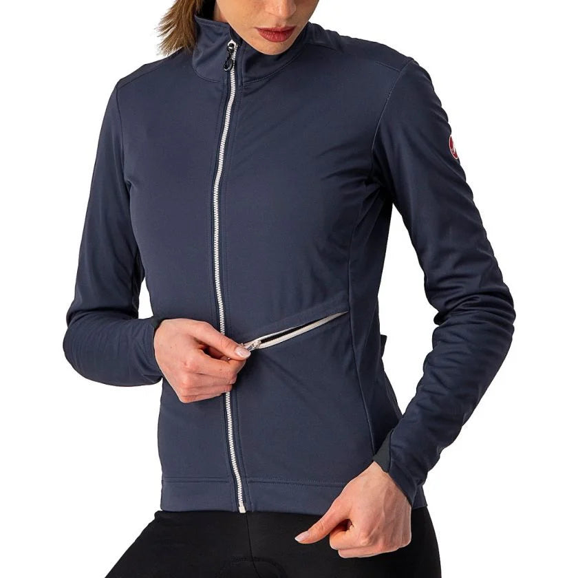 Castelli Go W Jacket --Dark Blue Medium