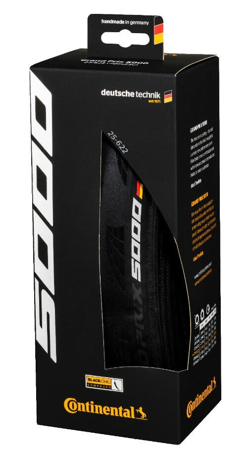 CONTINENTAL GRAND PRIX 5000 700 X 25 BLACK BLACKCHILI