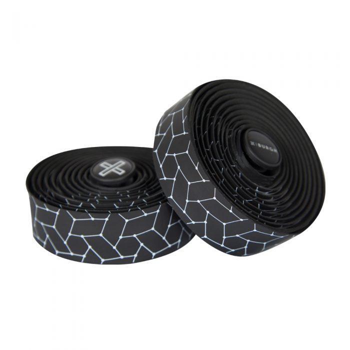 Burgh Cycling Silk Handlebar Tape, White Print