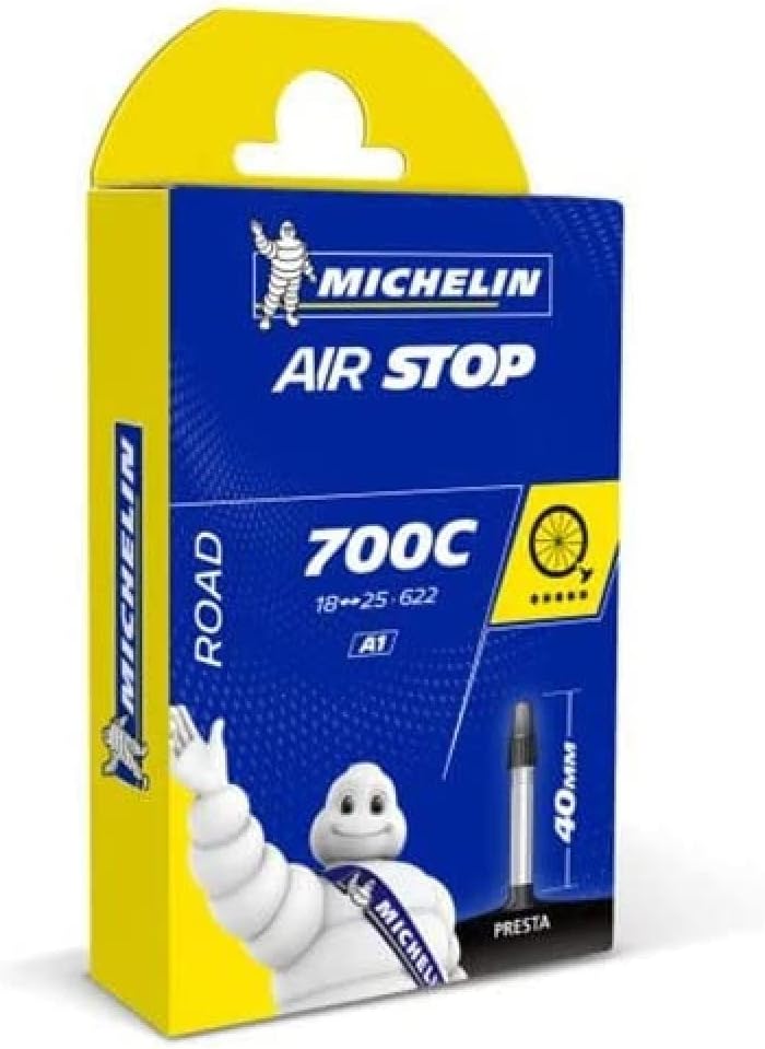 Michelin::Tube Air stop, Presta 40mm, 700x18/25::Tube