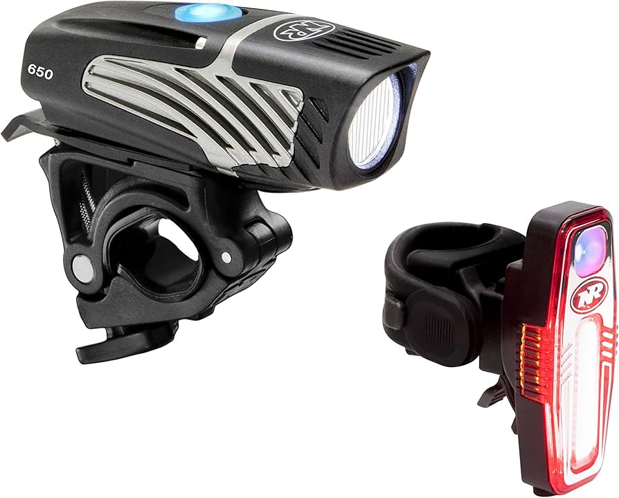 NiteRider Rechargeable LED Light Combo, Lumina Micro 650 & Sabre 110