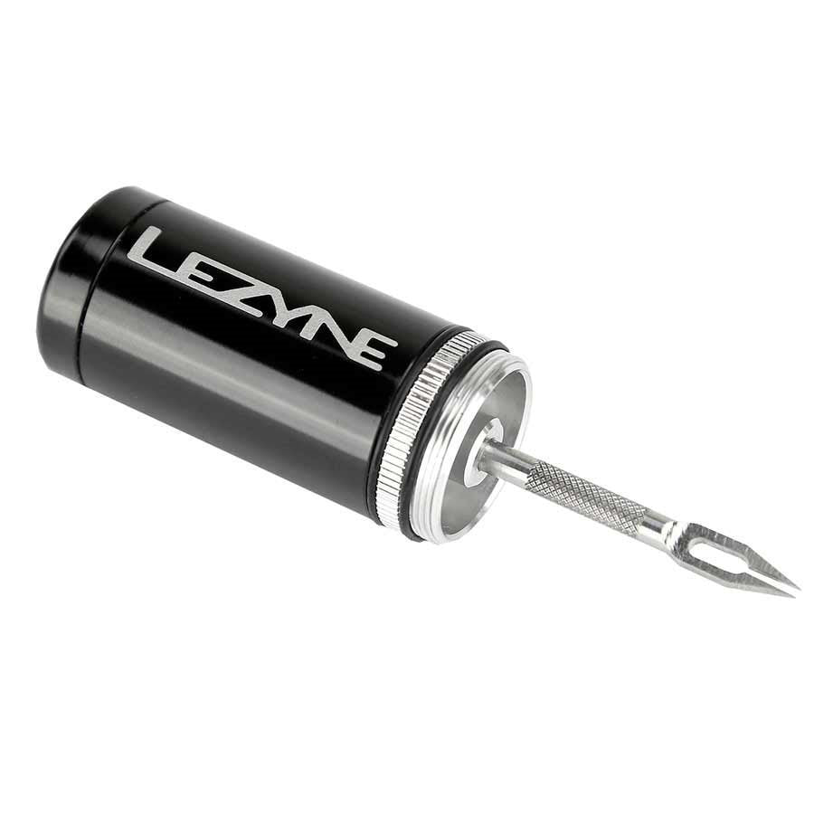 Lezyne Tubeless Repair Kit - Includes Alloy Tool and 5 Plugs.