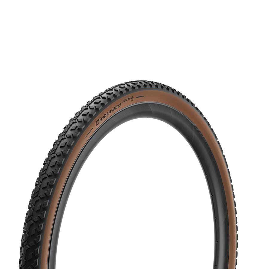 Pirelli Cinturato Gravel M Gravel Tire - 700x40C, Folding, Tubeless Ready, SpeedGrip, 127TPI, Tanwall