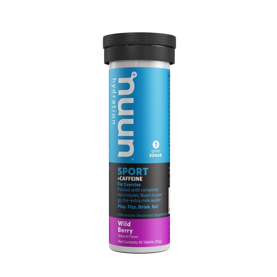 Nuun Sport with Caffeine Drink Mix - Wild Berry (10 tablets per tube)