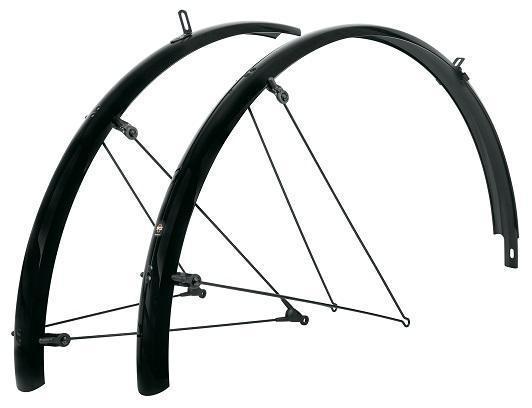 SKS Fender, B45 Bluemels, 700 x 28 - 37c, Black, Set