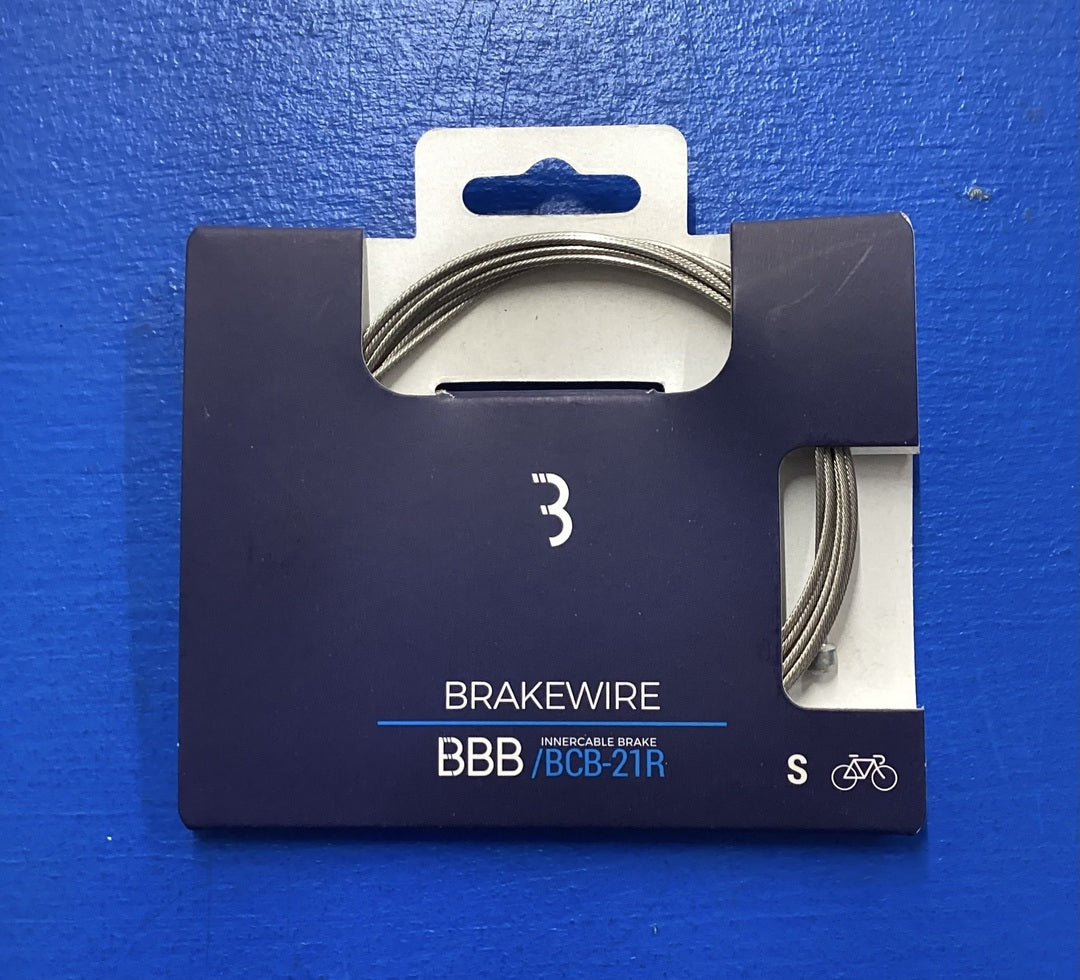 BBB BCB-21R 'BRAKEWIRE' 1.5mm x 2000mm STS ROAD (Slick Stainless Steel)