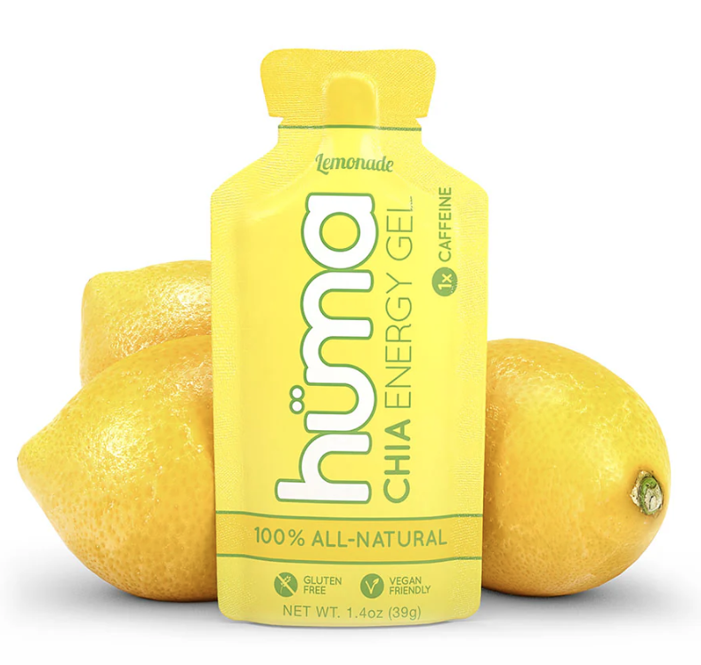 HUMA CHIA ENERGY GEL - LEMONADE W/CAFFEINE