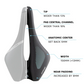 Prologo Saddle Dimension EVA saddle, women, Tirox, 156mm, black/black