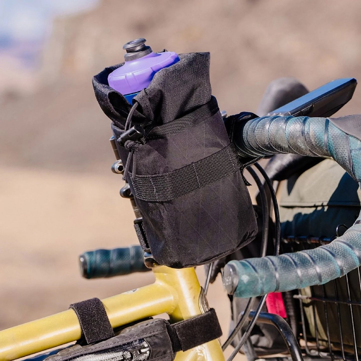 Swift Industries Sidekick Stem Pouch, SI600X Shell, Black