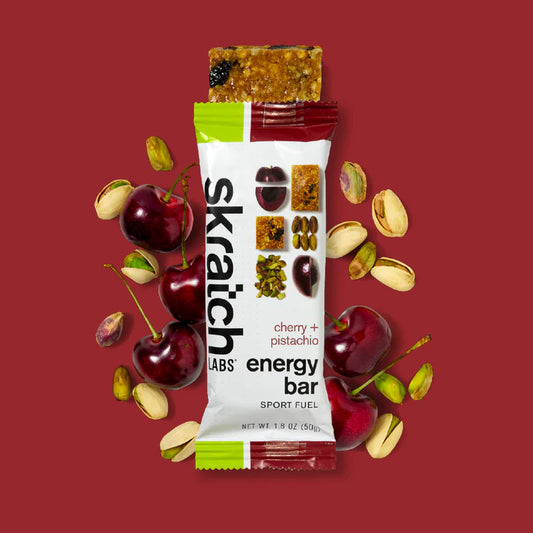 Skratch Labs Energy Bar - Cherry + Pistachio, sold as single