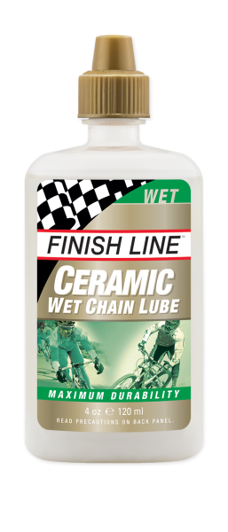 Finish Line Ceramic Wet  Bike Chain Lube - 2 fl oz, Drip
