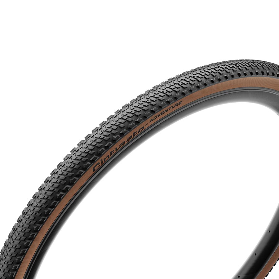 Pirelli, Cinturato Adventure, Gravel Tire, 700x50C, Folding, Tubeless Ready, PROCompound Gravel, ProWALL Gravel, 60TPI, Black