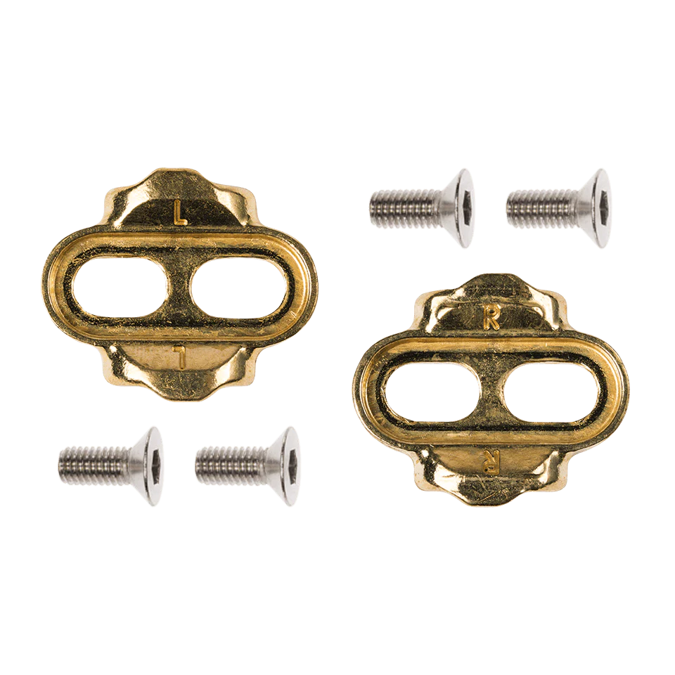 crankbrothers, Standard Release Cleat, Cleats, Compatibility: crankbrothers SPD, Float: 6°, Gold, Pair