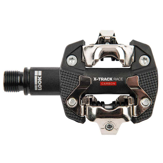 Look, X-Track Race Carbon, MTB Clipless Pedals, Carbon body, Cr-Mo axle, 9/16'', Black