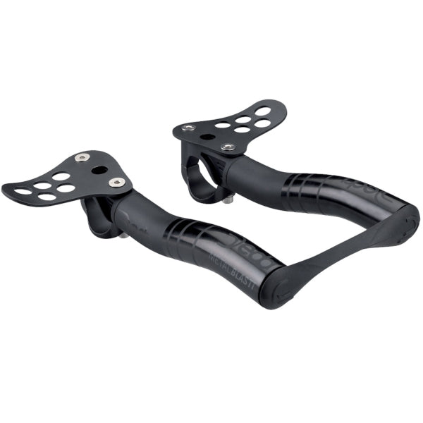 DEDA Metal Blast triathlon extensions, alloy, 31.7 x 165mm, black