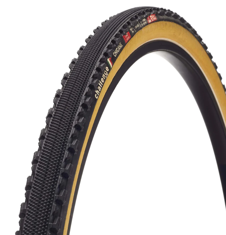 Challenge, Chicane Pro, Tubeless Ready Tire, 700x33C, Folding, Clincher, Natural, SuperPoly, PPS, 300TPI, Tanwall