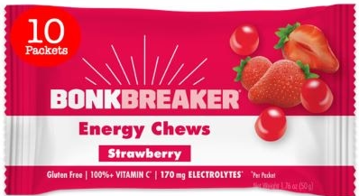 Bonk Breaker Energy Chews - Strawberry,  50g Pouch