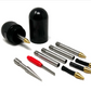 Dynaplug Pill (Micro Pro) Tubeless Tire Repair Tool Kit, Anodized Red