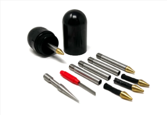 Dynaplug Pill (Micro Pro) Tubeless Tire Repair Tool Kit, Anodized Red