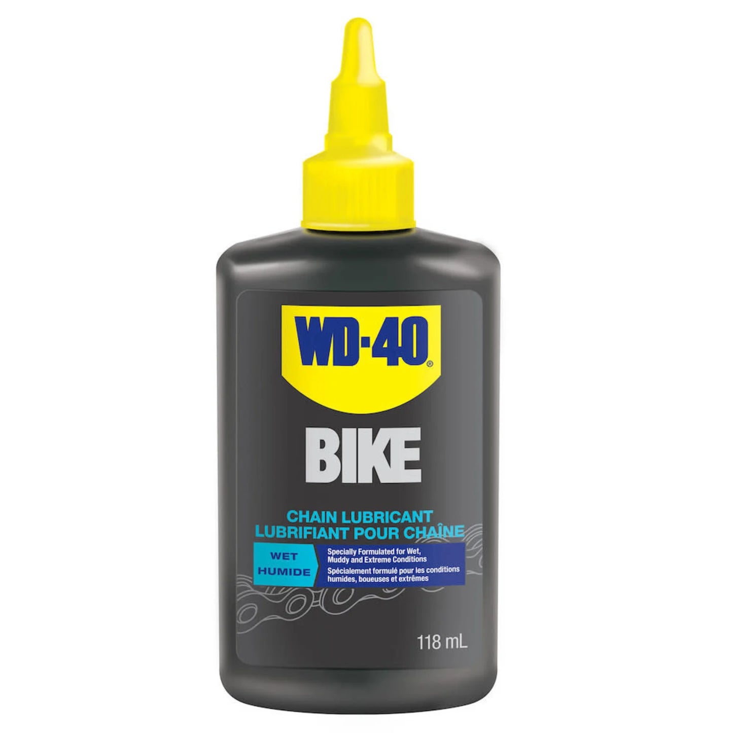 WD-40 Bike Chain Lube - Wet, 118ml bottle