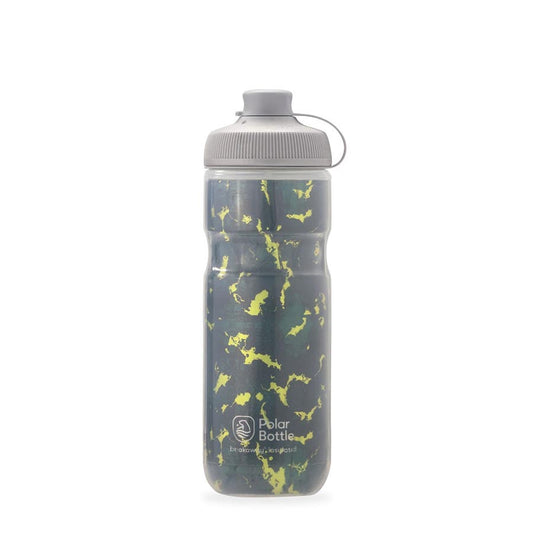 Polar Bottle, Breakaway Muck Insulated 20oz, Water Bottle, 591ml / 20oz, Forest/Lightning