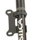 Silca Gravelero Mini Pump - 80psi, Aluminum, Presta/Schrader, With Bracket, Retractable hose