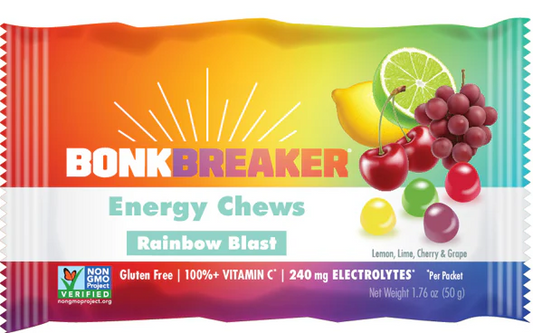 Bonk Breaker Energy Chews - Rainbow Blast, 50g Pouch