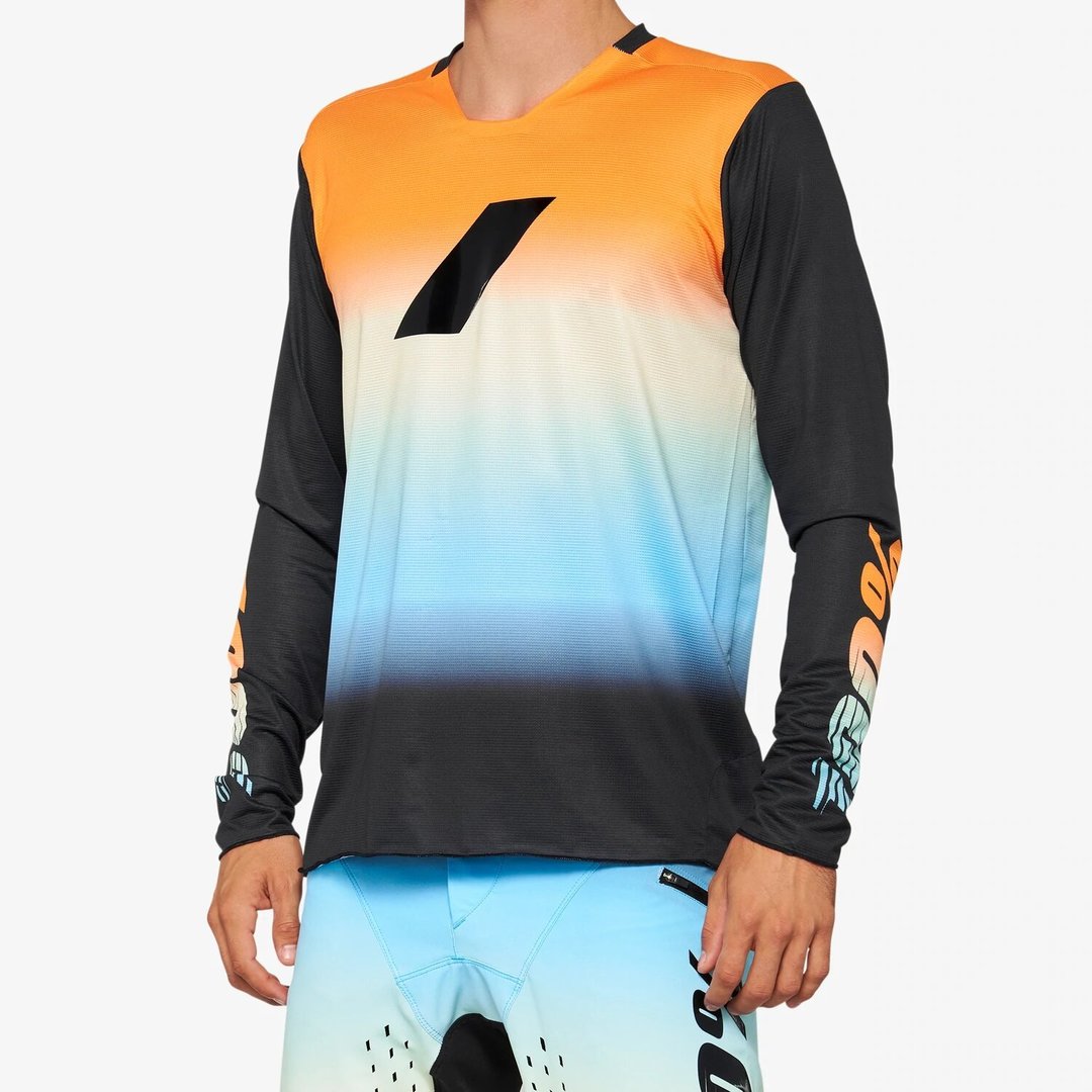 100% R-CORE X LE Long Sleeve Jersey - Sunset