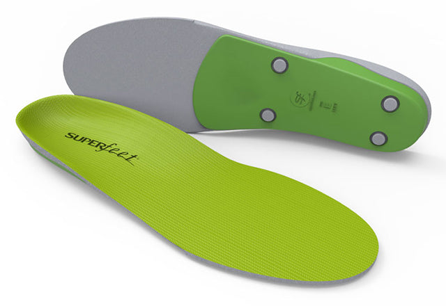 Superfeet Wide Green Foot Bed Insole - Size D