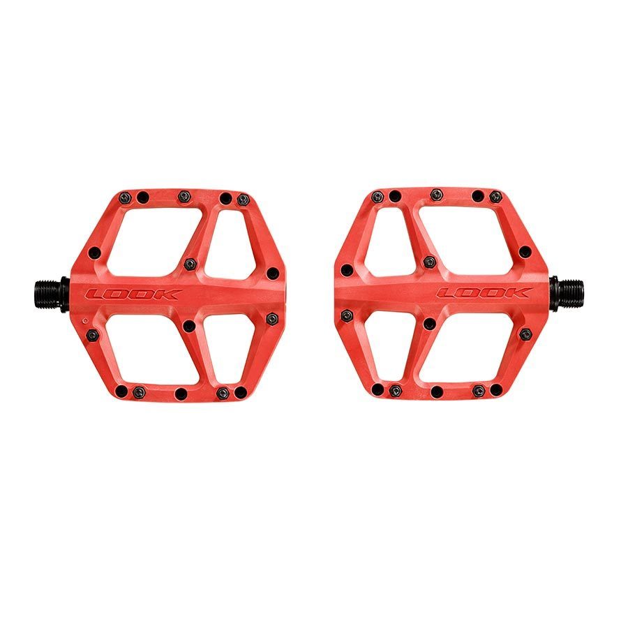 Look Trail Fusion Platform Pedals - Composite, 9/16'', Red