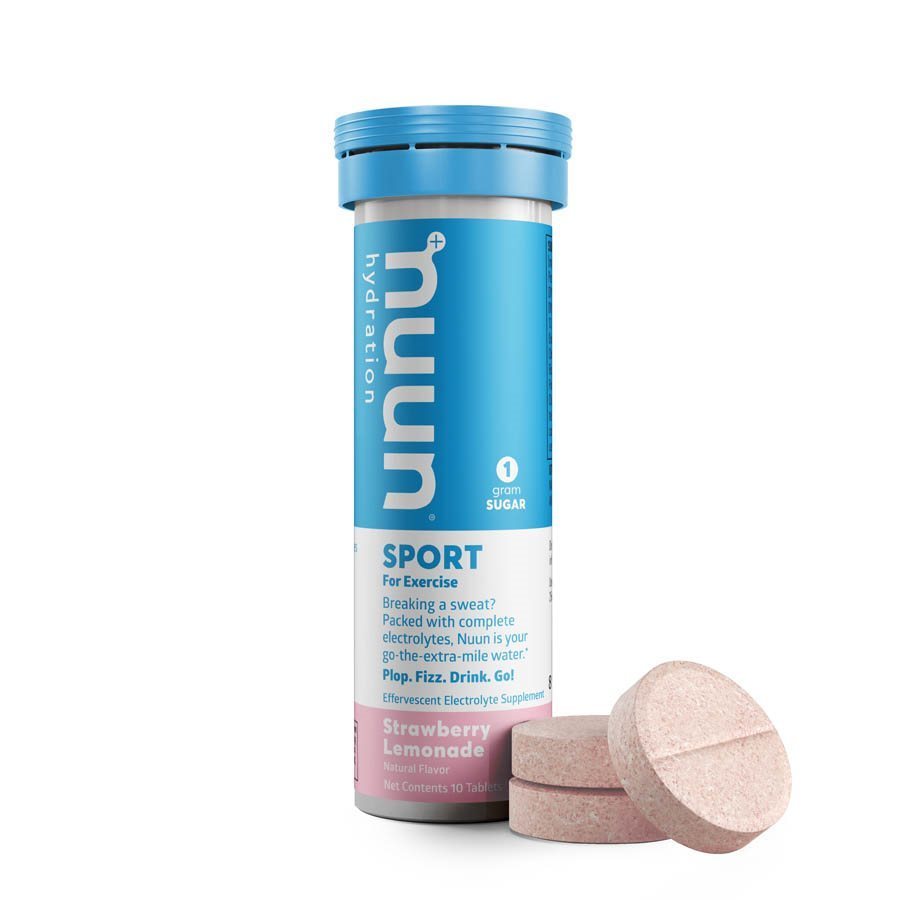 Nuun, Sport Electrolytes Drink Mix, Strawberry Lemonade -